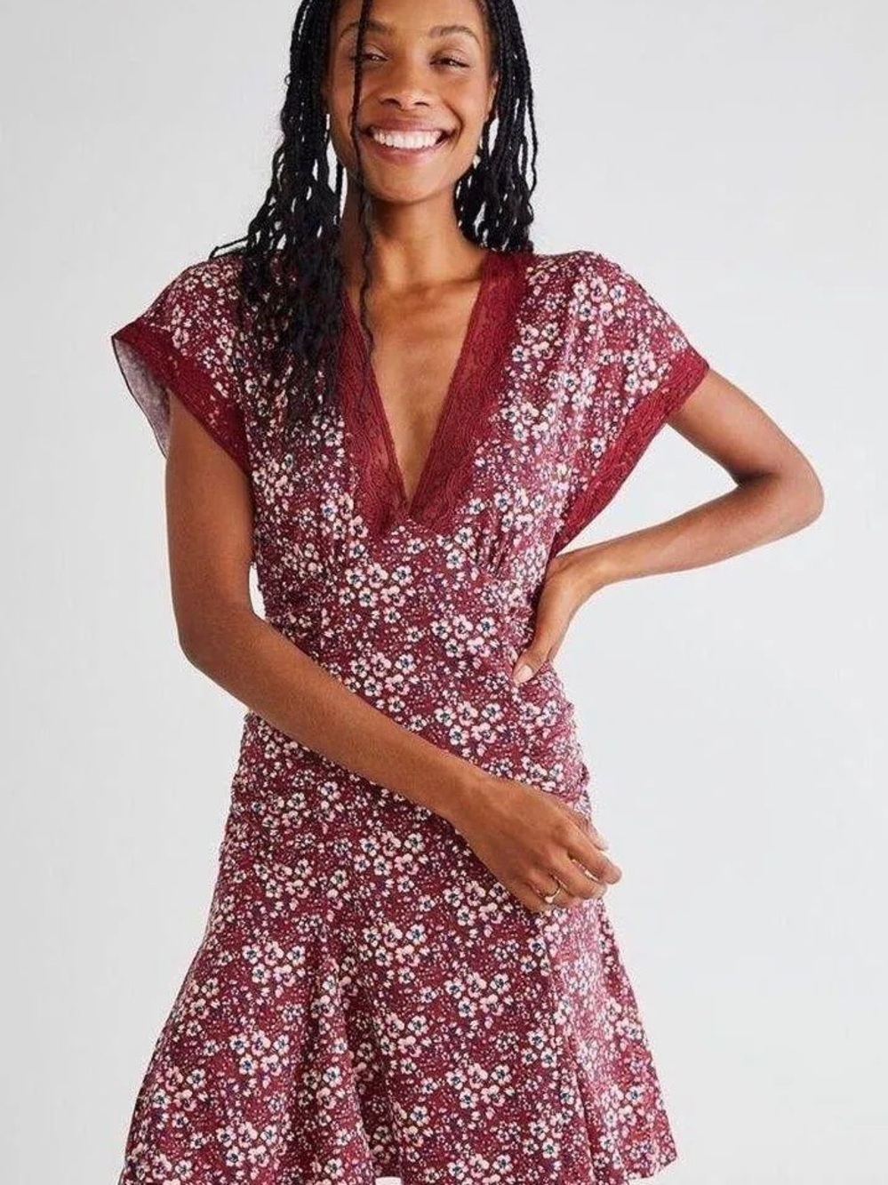 51. | Free People |  Sweet Talker Floral Mini Dress | S
